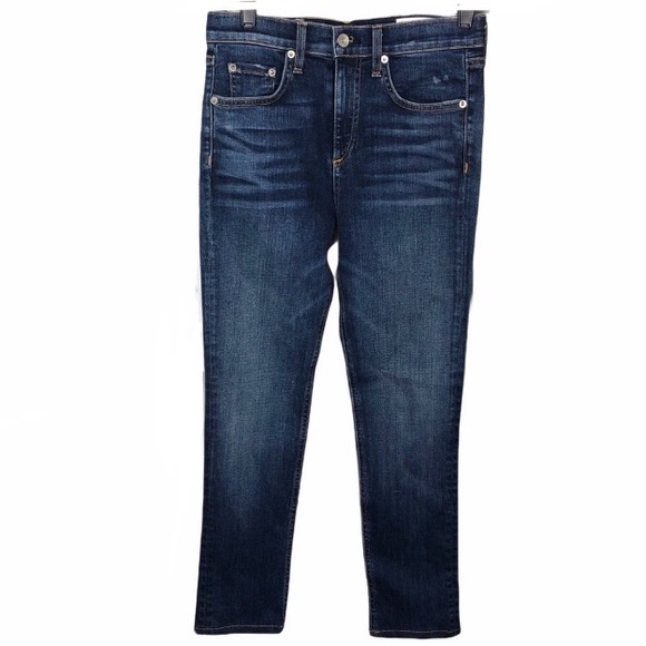 rag & bone Denim - RAG & BONE High Rise Skinny in Elton Dark Wash 26